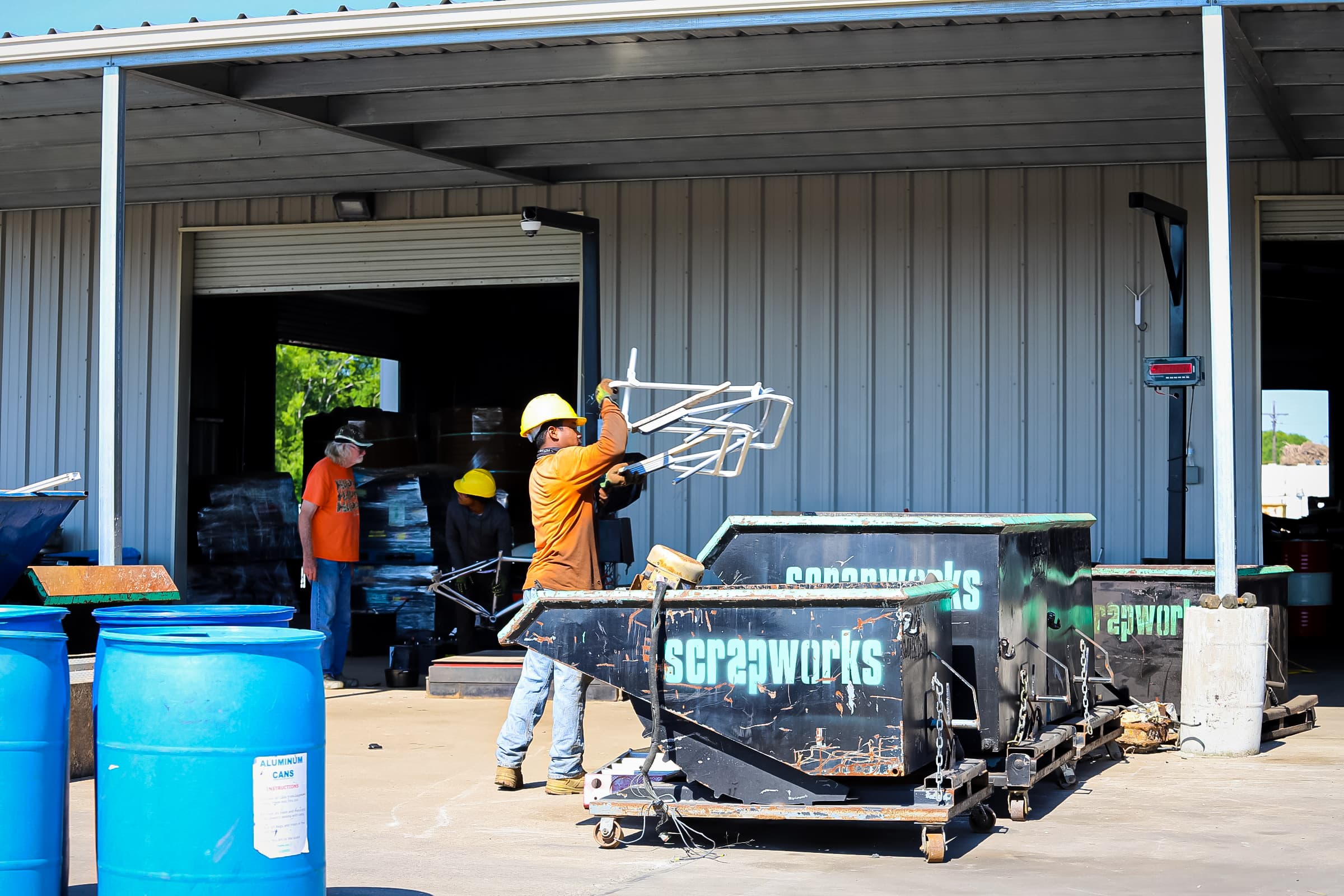 Non-ferrous scrap handling at Port Arthur Recycling